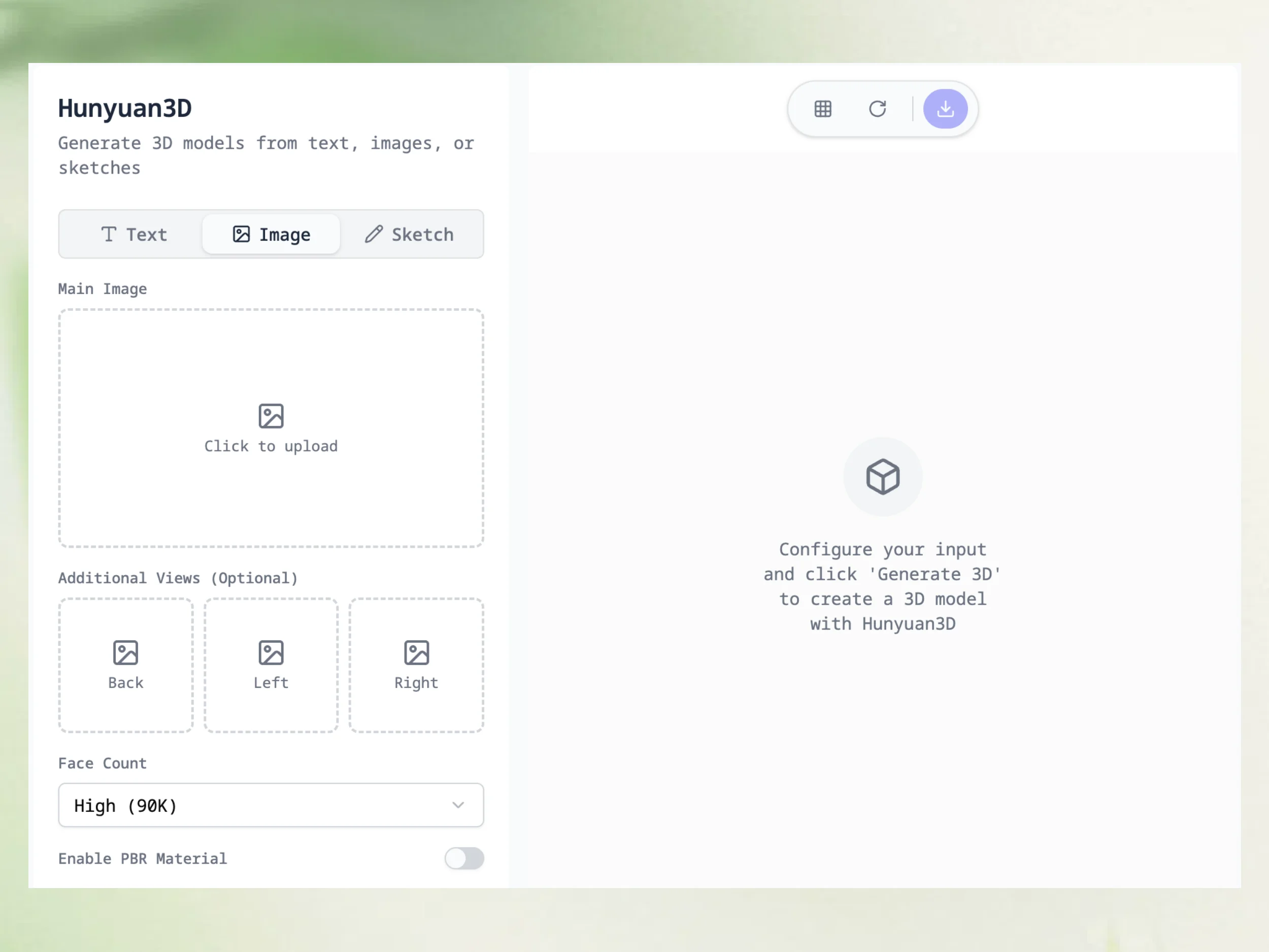 Hunyuan3D Multi-View Input Support