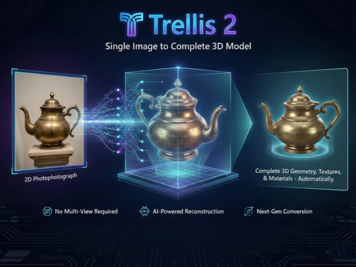 Trellis 2 Single Image to 3D Conversion