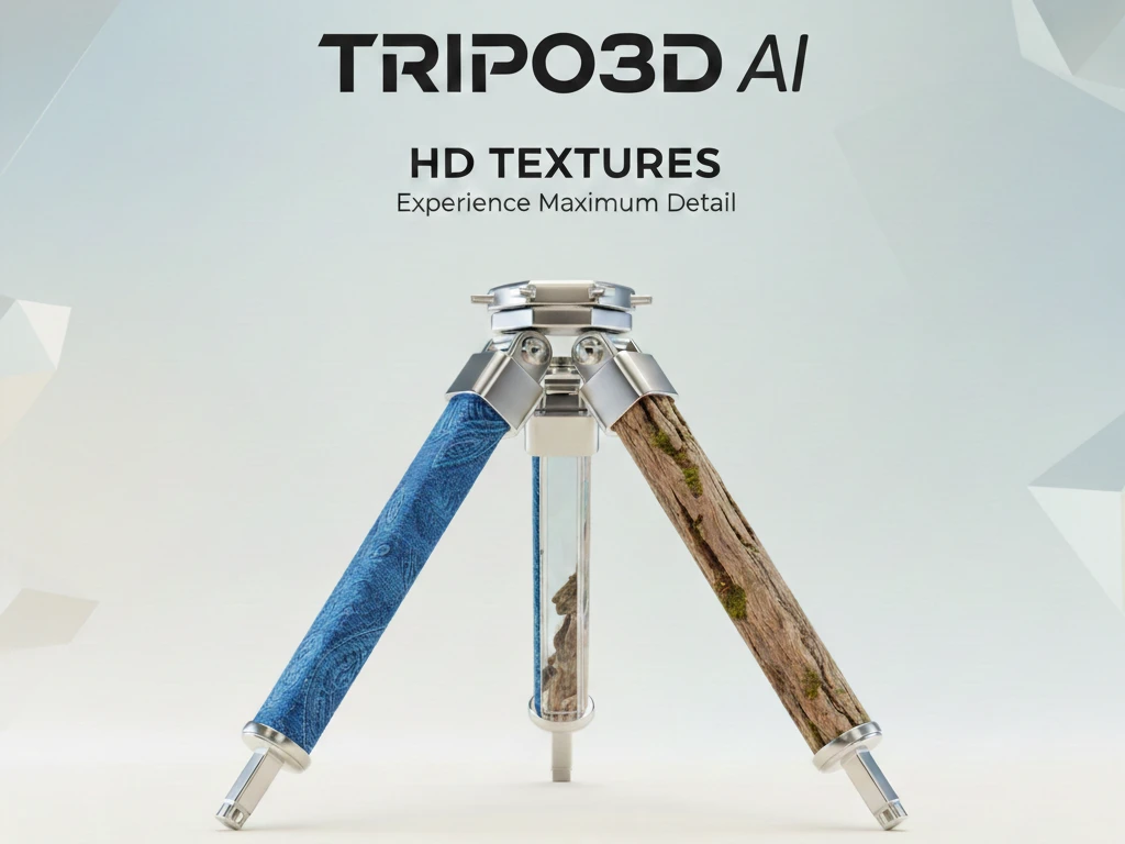 Tripo3D HD Texture Quality