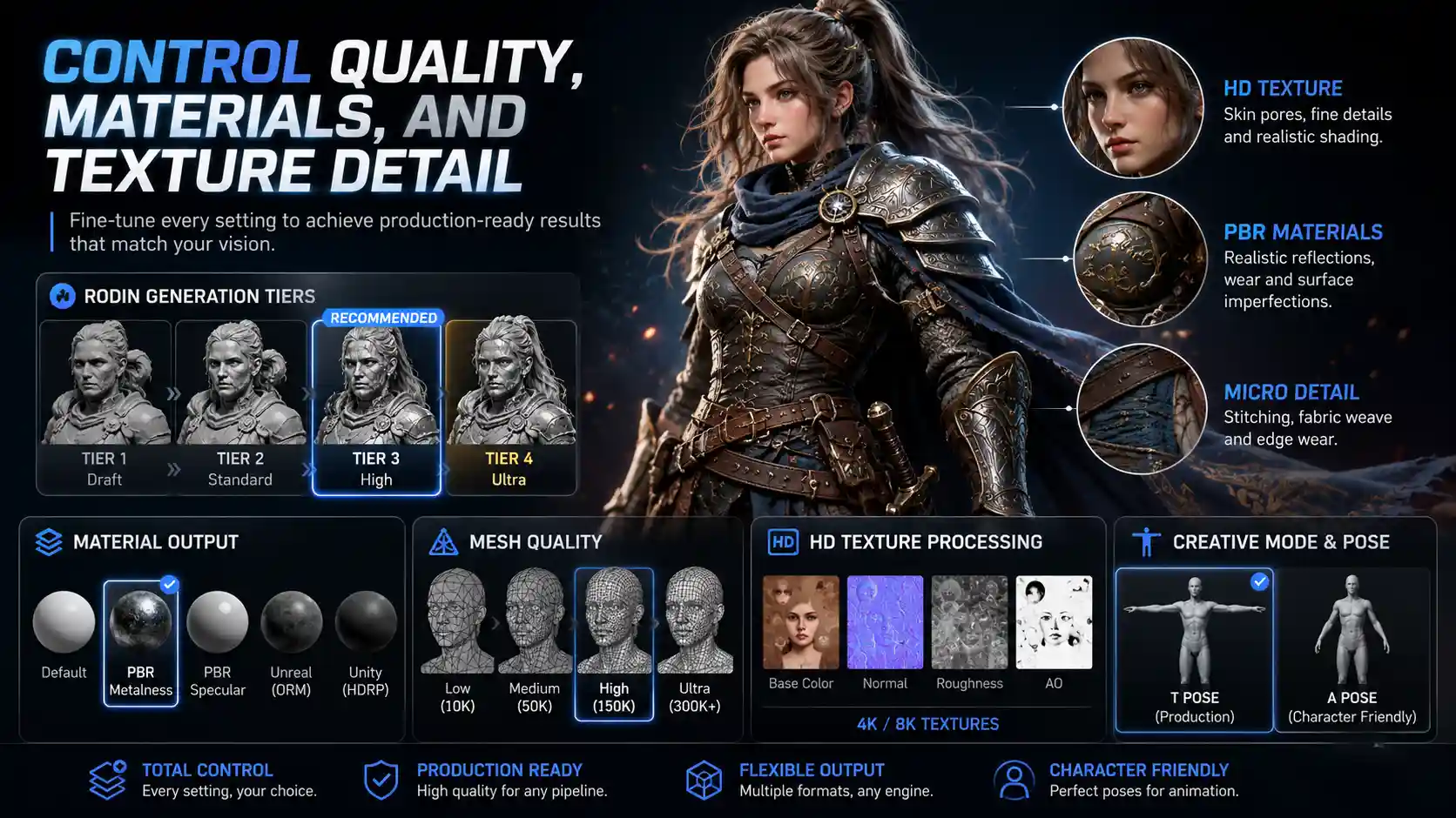 Rodin quality and material controls